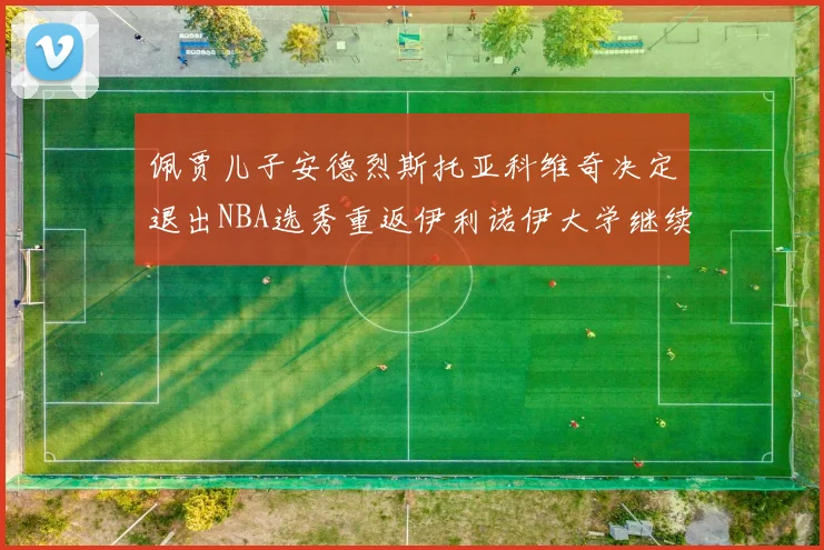 佩贾儿子安德烈斯托亚科维奇决定退出NBA选秀重返伊利诺伊大学继续学业